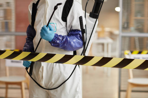 Professional Biohazard Cleanup technician working in Arden, NC